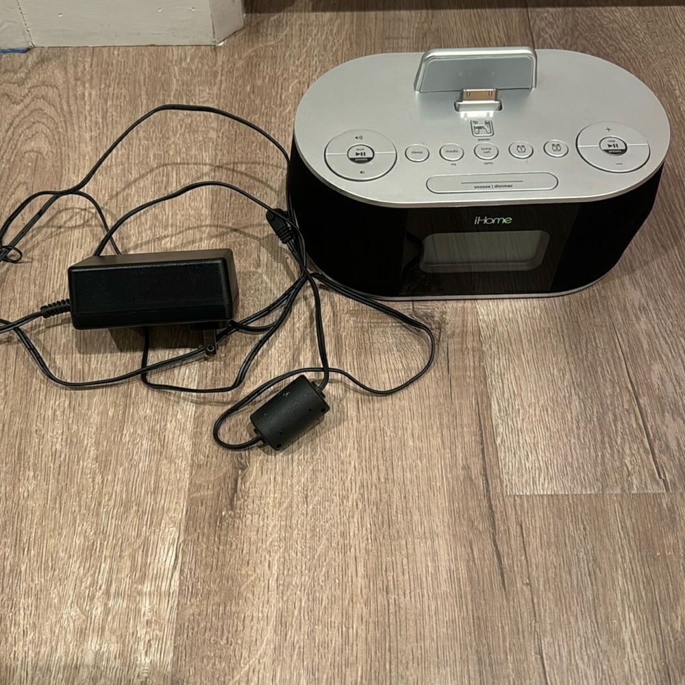Home audio with iPhone charger
